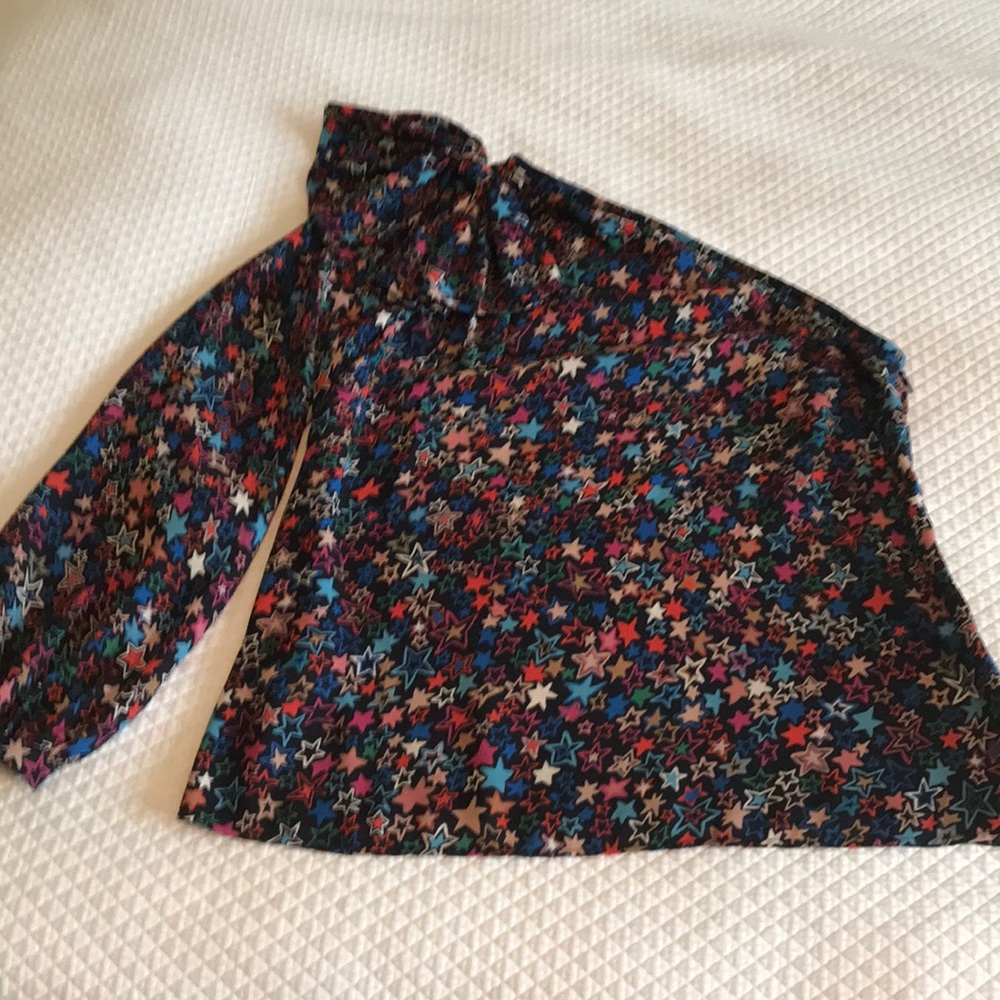 One-shoulder J. Crew Blouse